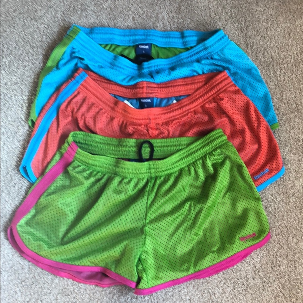 Set of 3 Reebok drawstring shorts